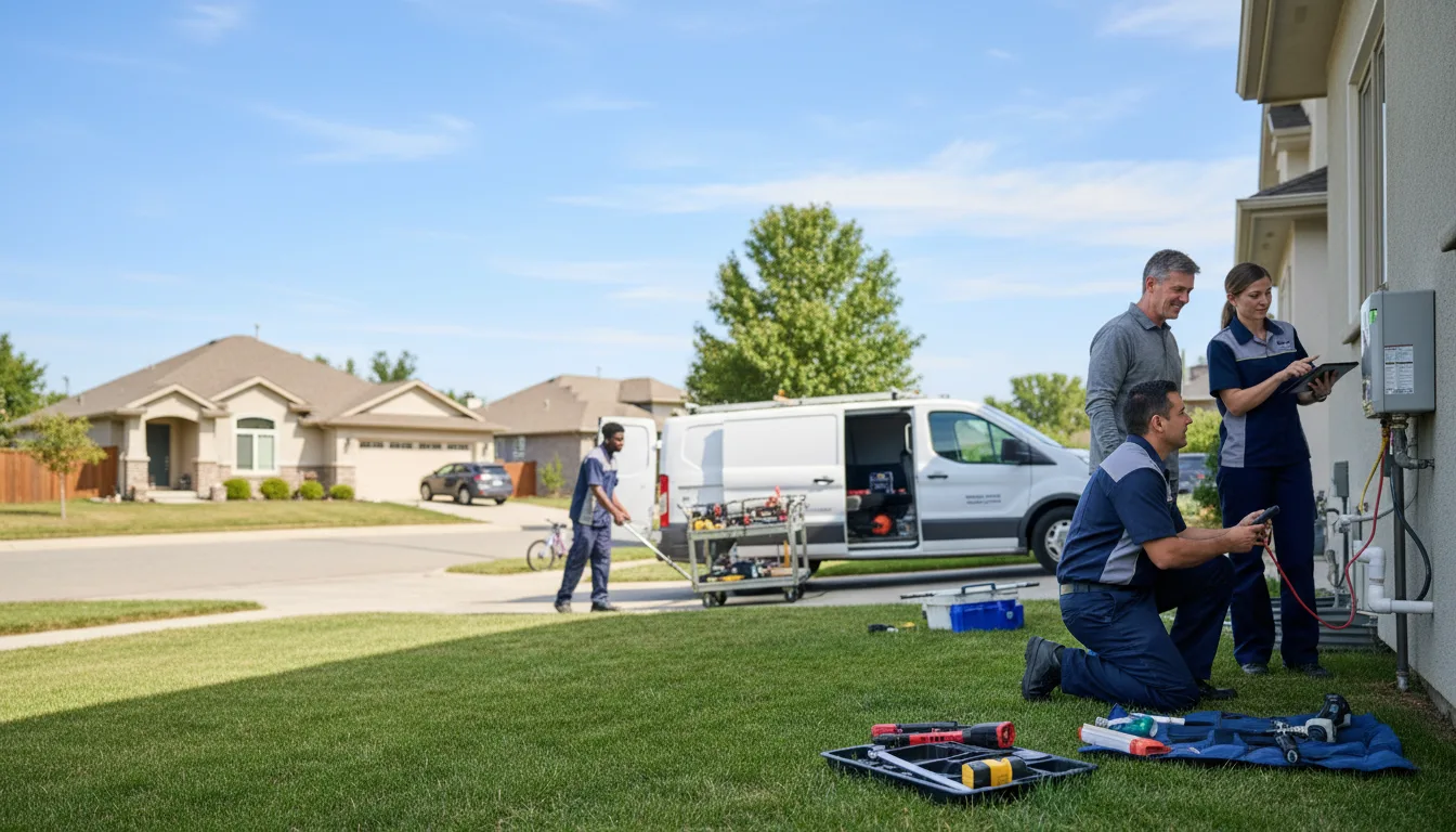 Tankless water heater service in Eudora, AR